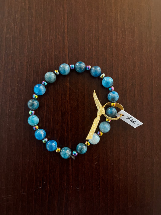 Molidaan Magnetic Hematite Bracelet (Teal)