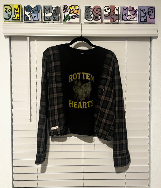 Upcycled - Long Sleeve - Rotten Hearts Classic