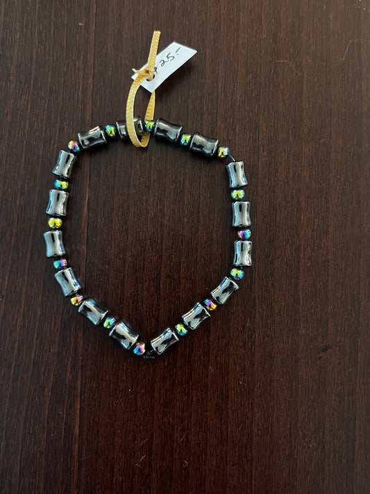 Molidaan Magnetic Hematite Bracelet (Skinny)