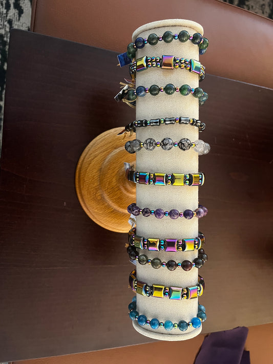 Molidaan Magnetic Hematite Bracelet (Double)