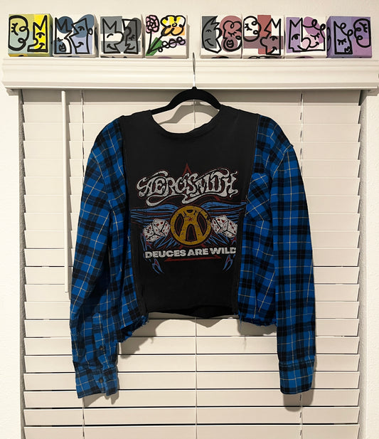 Upcycled - Long Sleeve - Aerosmith Plaid