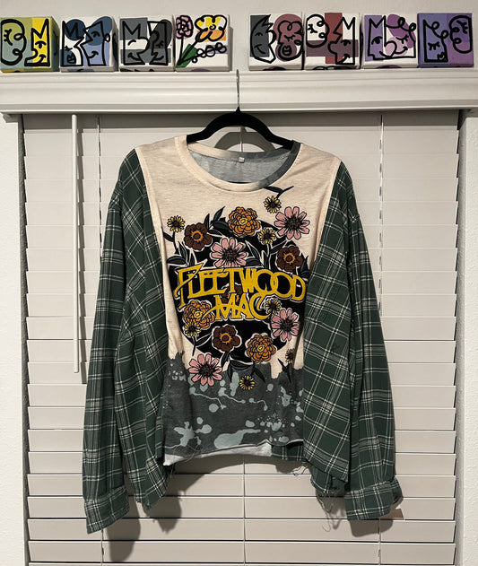 Upcycled - Long Sleeve - Fleetwood Mac (Green)